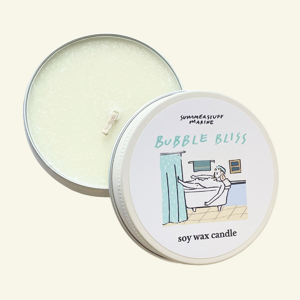 BUBBLE BLISS SOY WAX CANDLE