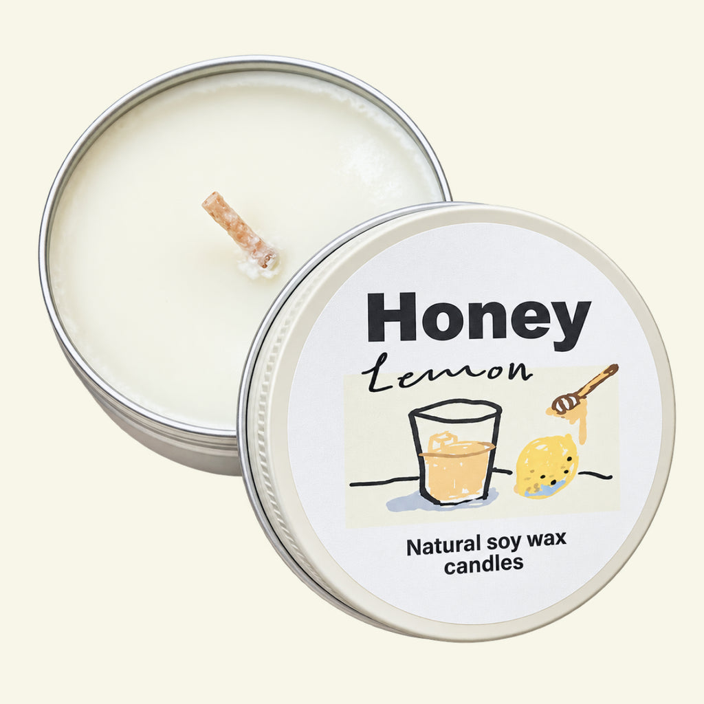HONEY LEMON SOY WAX CANDLE