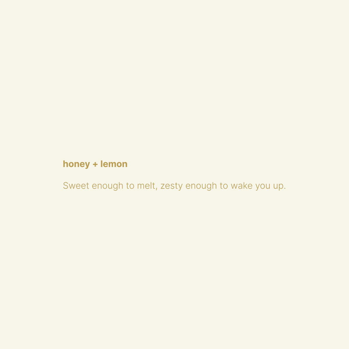 HONEY LEMON SOY WAX CANDLE