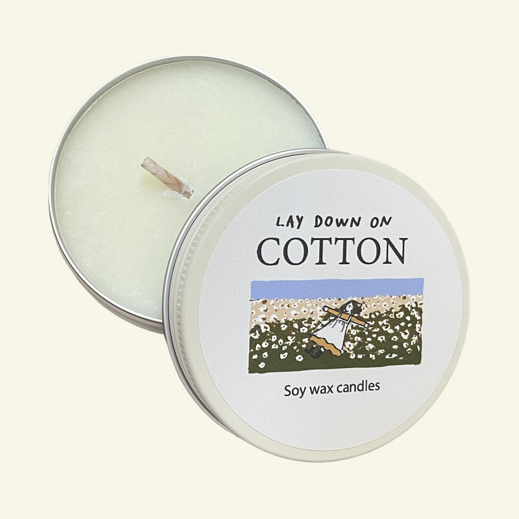 LAY DOWN ON COTTON SOY WAX CANDLE