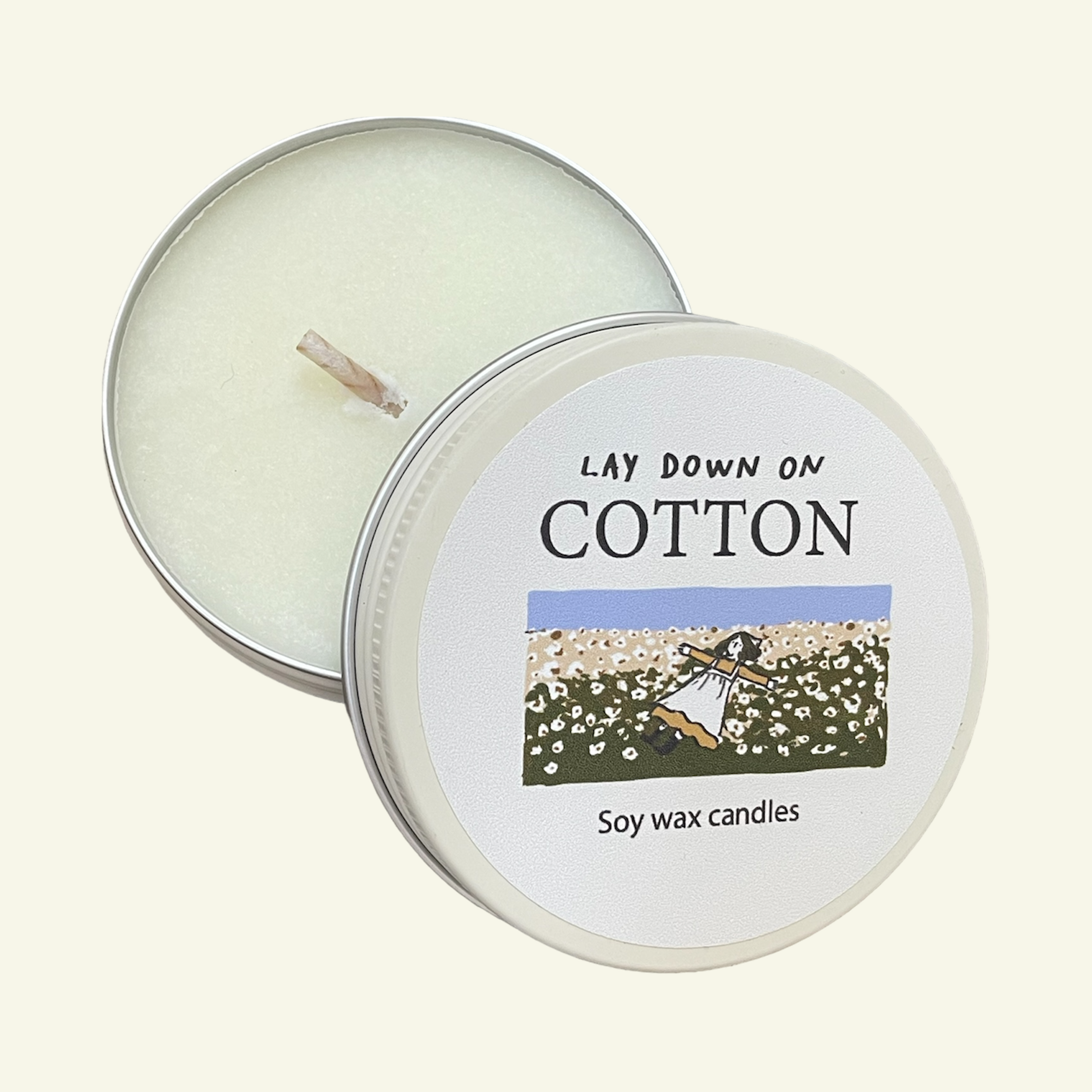 LAY DOWN ON COTTON SOY WAX CANDLE