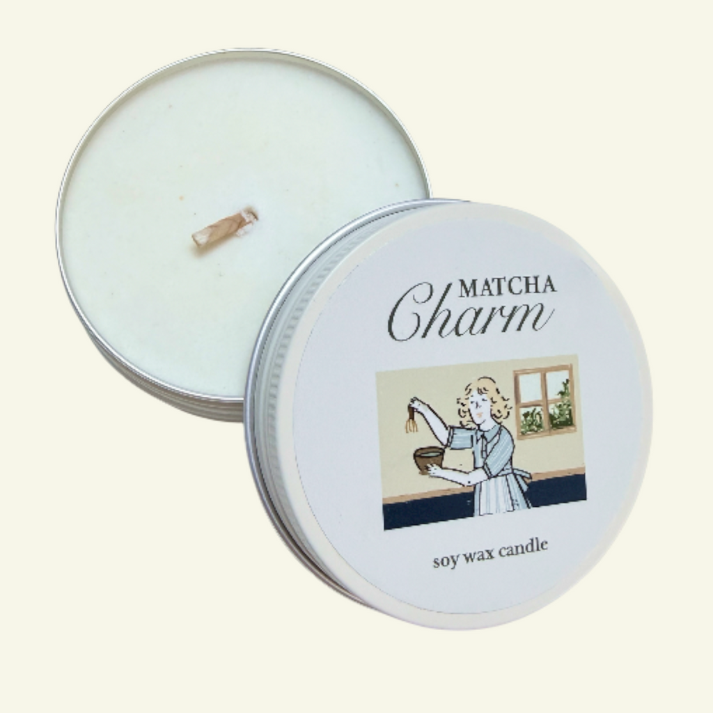 MATCHA CHARM SOY WAX CANDLE