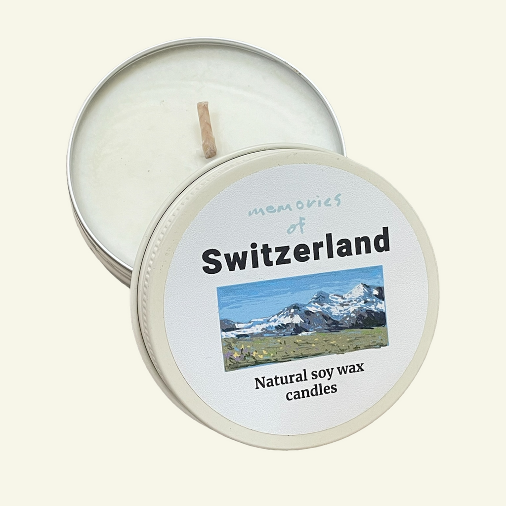 MEMORIES OF SWITZERLAND SOY WAX CANDLE
