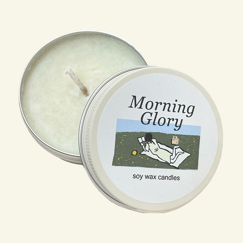 MORNIGN GLORY SOY WAX CANDLE