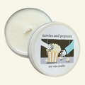 MOVIES AND POPCORN SOY WAX CANDLE