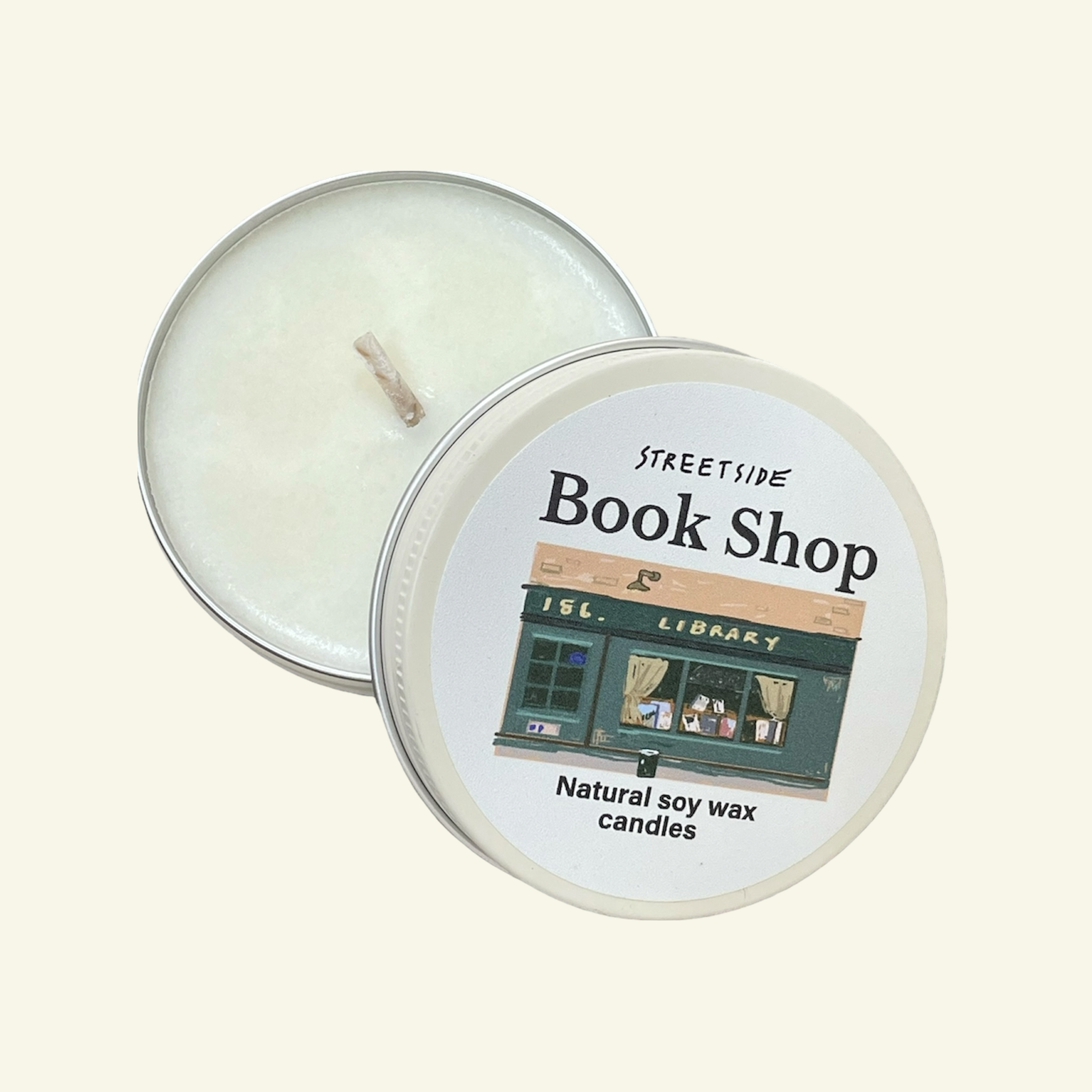 STREETSIDE BOOK SHOP WAX CANDLE