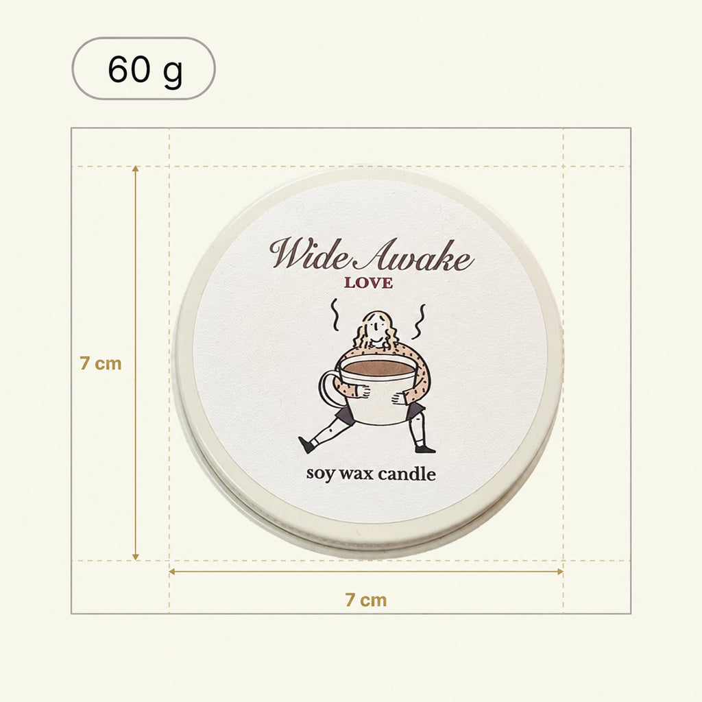 WIDE AWKE LOVE SOY WAX CANDLE